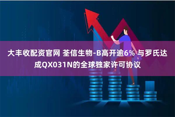 大丰收配资官网 荃信生物-B高开逾6% 与罗氏达成QX031N的全球独家许可协议